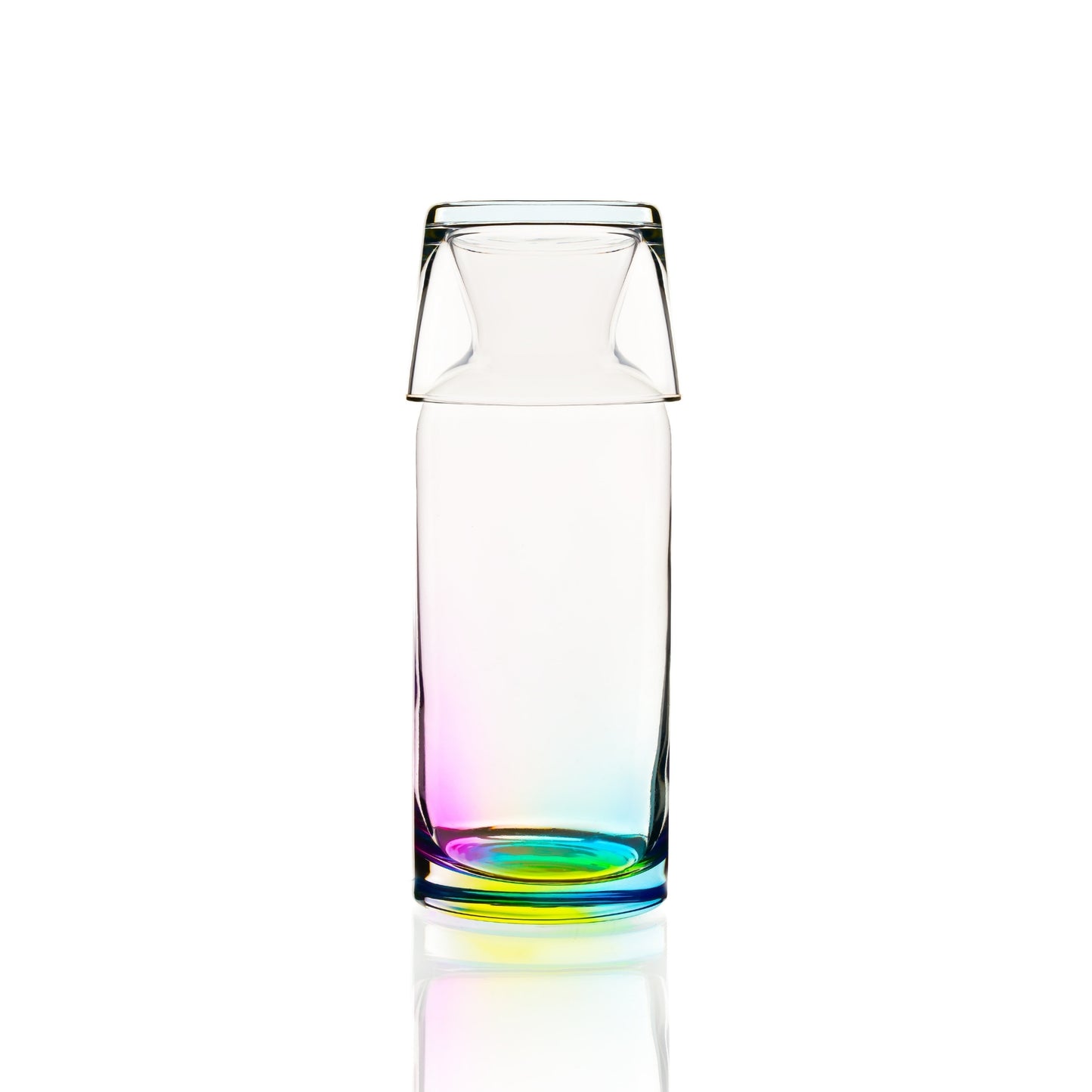 RAINBOW BEDSIDE WATER CARAFE AND GLASS SET