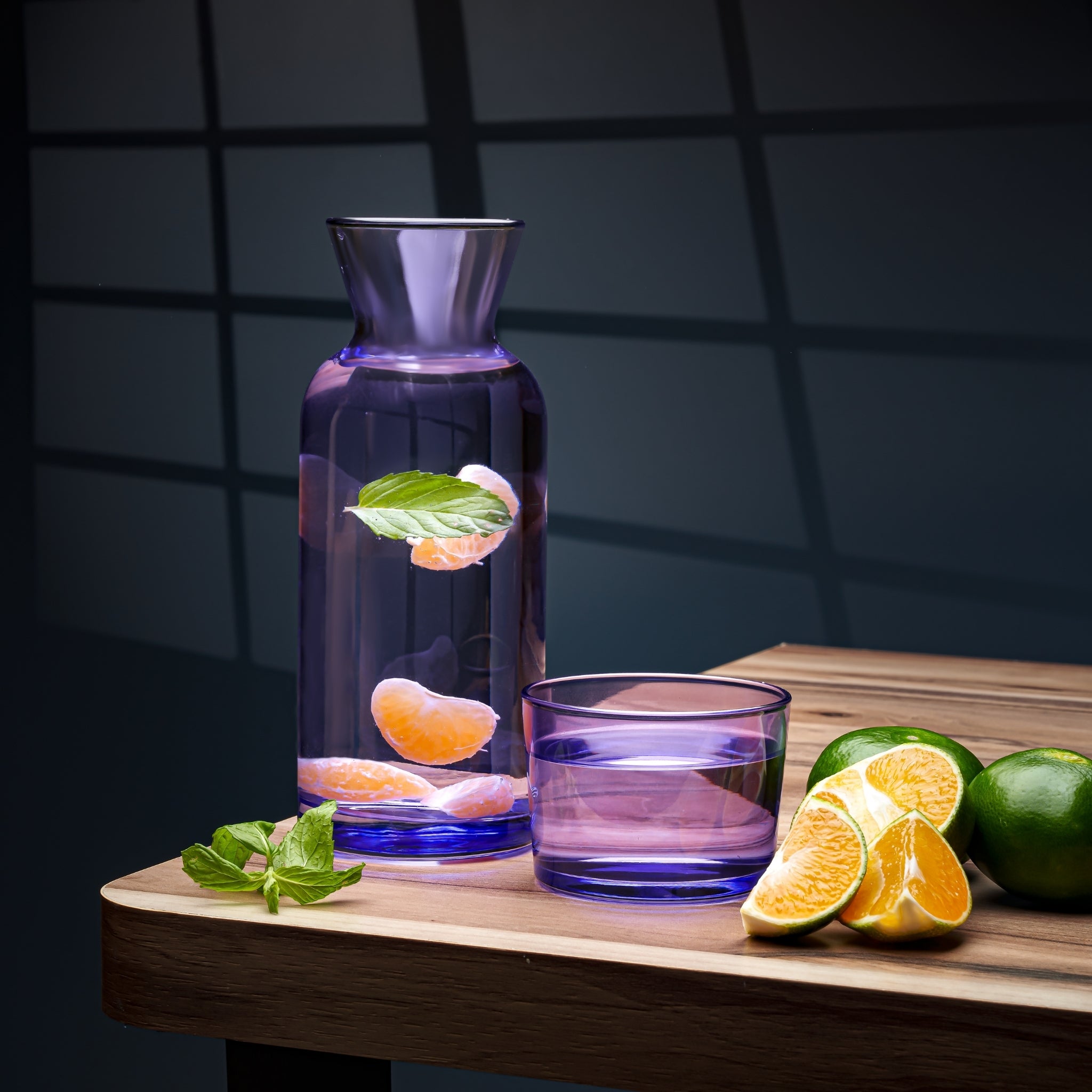 6 Colors Bedside Water Carafe and Glass Set