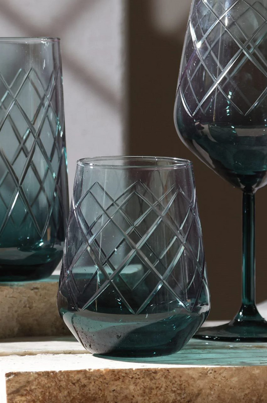 London Green Drinking Glass Set